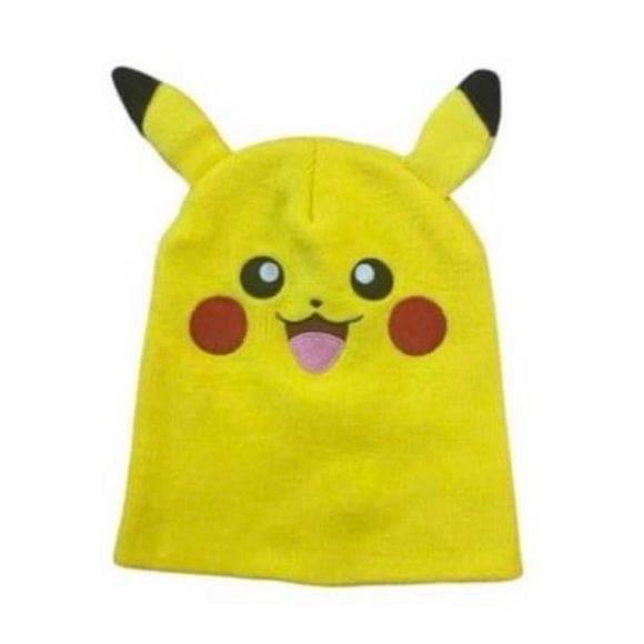 Pokémon Pikachu 3 D Ear Youth Kid’s Knit Beanie Cap - Picture 3 of 7